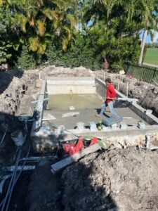 pool-under-construction-with-concrete-structure-finished